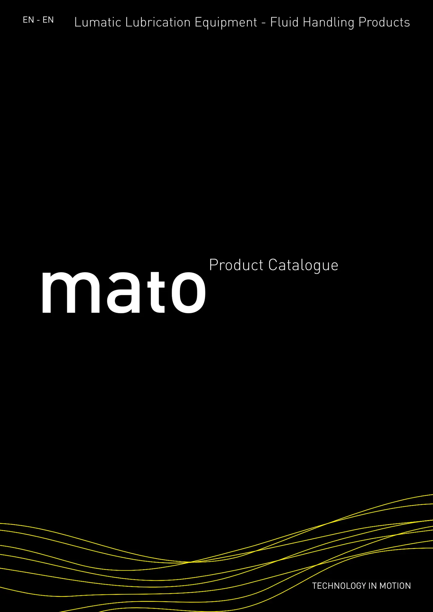 Front cover of the Lumatic Product Catalogue